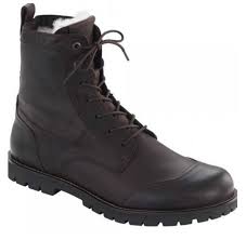 Black Boots With Brown Top Birkenstock Men S Gilford High Casual Lace Up Leather Ankle Boots Brown 48915 Birkenstock Ankleboots Dengan Gambar