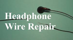 Headphone with mic wiring diagram. How To Repair Headphone Wires Youtube