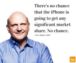 Streitbar war Steve Ballmer immer #iphone | Tech Quotes ... via Relatably.com