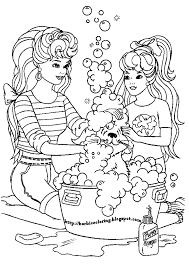 All the coloring pages and coloring drawings are not the property of the website cristina picteaza (cristina's painting). Barbies Pet Dog Coloring Pages
