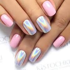 Buy duufin 14 jars chrome nail powder metallic nail art powder mirror effect manicure pigment 14 colors nail powders with 14 pcs. 50 Eye Catching Chrome Nails To Revolutionize Your Nail Game