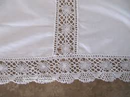 Wunderschone Alte Leinen Tischdecke Mit Handgearbeiteter Spitze 1 40 X 1 20 M Altes Leinen Leinen Handarbeit