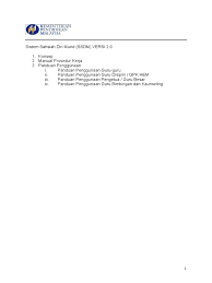 2 releven ssdm dalam sistem pendidikan malaysia. Manual Sistem Sahsiah Diri Murid Ssdmv2 0 Pdf