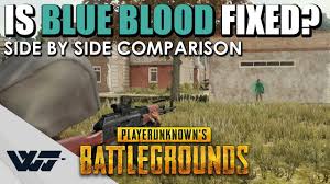 Random short tutorial on how to change your boring old red blood into a nice blue. Test Is Blue Blood Fixed Side By Side Comparison Pubg Koreanrating Green Blood Youtube