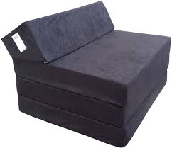 The pull out chair bed is built upon a sturdy metal frame with clean lines that show in the straight square chrome finished legs, which elevate the upright, the chair measures 47.64 inches wide, 36.22 inches deep, and 32.28 inches high. Fold Out Guest Chair Z Bed Futon Sofa For Adult And Kids Folding Mattress Black Amazon Co Uk Kitchen Home