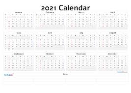 Free printable yearly calendar 2021. Free Printable 2021 Yearly Calendar With Week Numbers 6 Templates Free Printable Calendars