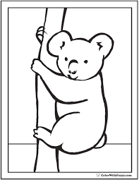 These pumpkin coloring pages are great for halloween, fall, and thanksgiving. Koala Coloring Pages For Kids Hop A Ride With A Koala