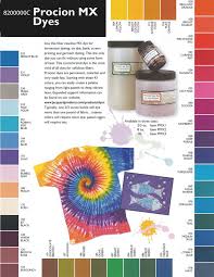 Procion Mx Dye Color Mixing Chart Bedowntowndaytona Com