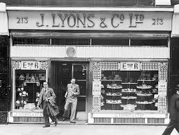 103 Lyons Tea Shop Oxford Street 1953 Tea Shop Vintage London Old London