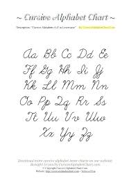 Cursive Alphabet Uppercase And Lowercase Alphabet Image