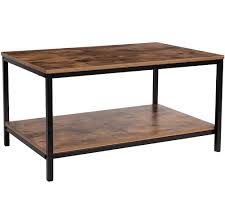 If you already have your own wood, stone, marble, glass or specialized table top, then one of these iron table bases should work well for you. Kunova Tm Industrial Coffee Table With Storage Shelf For Living Room Wood Look Accent Furniture With Vintage Wooden Board Stable Metal Frame Cocktail Table Best Buy Canada
