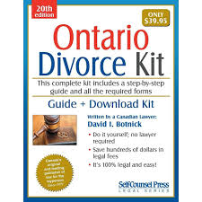 Online divorce kit can actually be used before you get a lawyer to help you save on preliminary. Self Counsel Press Ontario Divorce Kit Staples Ca