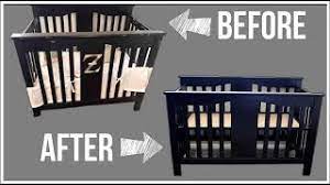 Diy Painting Baby S Crib Under 20 Vlog Youtube