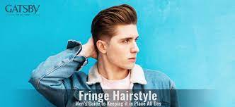 Men S Guide To Keeping Your Fringe Hairstyle In Place Gatsby Is Your Only Choice Of Men S Hair Wax