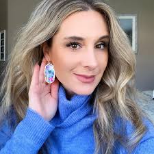 Kendra Scott Teal Tie Dye Illusion 2025