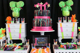 Festa De 11 Anos Com Decoracao Fluor Guia Tudo Festa Blog De Festas Dicas E Ideias