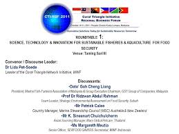 About coral intoil sdn bhd. Roundtable 1 Science Technology Innovation For Sustainable Fisheries Aquaculture For Food Security Venue Taming Sari Iii Convenor Discourse Leader Ppt Download