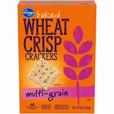 Browse our collections of drinks, snacks, baking, cereals, sweets, crackers, coffee. Kroger Multi Grain Baked Wheat Crisp Crackers 8 5 Oz Kroger