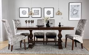 Cavendish Amp Boston Extending Dark Wood Dining Table Amp 4 6 8 Chairs Set Silver Furniture Choice Extendable Dining Table Dining Table