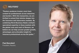 We are excited to announce today that Thomson Reuters has acquired World  Business Media Limited, a cross-platform and subscription-based provider of  editorial coverage for the insurance…