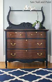 Coastal Blue And Java Antique Chest Restoration Saw Nail And Paint Painted Furniture Paint Furniture Furniture Makeover