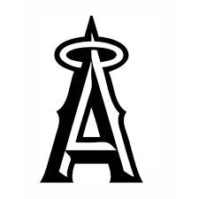 Angels Baseball Logo Black And White Halos Angels Baseball Gaming Logos Atari Logo