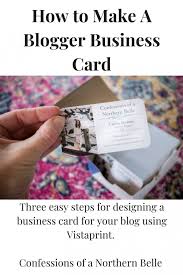 Your business card design is an essential part of your branding and should act as a visual extension of your brand design. How To Make A Blogger Business Card With Vistaprint Caitlin Houston