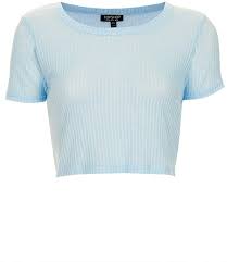 Topshop Rib Crop Tee 16 Topshop Lookastic