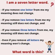 Rd.com knowledge brain games rebus puzzles, also known as word picture puzzles or picture riddles, use images or. I Am A Seven Letter Word Puzzle With Answer Puzzle Puzzles Puzzlefeed Whatsapppuzz Word Puzzles Brain Teasers Word Puzzles Picture Puzzles Brain Teasers
