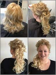 Before And After Hairextensions Updo Curls House4hair Cute Hairstyles Updos Curled Updo Hair Styles