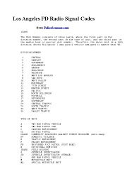 The lapd alphabet has been adopted by many other public safety agencies nationwide by way of the. Lapd Military Police Codes Burglary Criminology