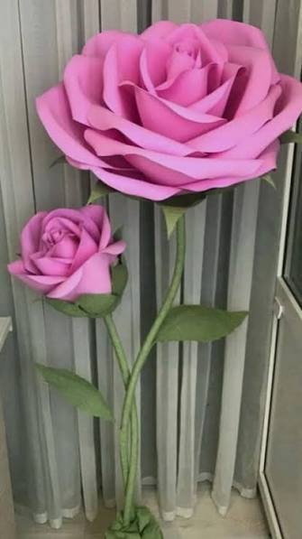 Preciosas rosas gigantes ,para decorar cualquier rincon de nuestro hogar.????