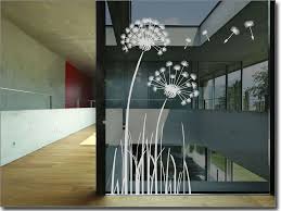 Glasdekor Pusteblume Fensterfolie Dekor Fensterfolien