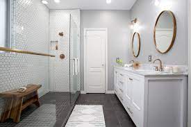 Most modern bathrooms are having a lighter color tone to promote serenity and purity. Modern Small Bathroom Remodel Skandinavisch Badezimmer Dallas Von Nomi Luxury Bathroom Remodel Houzz