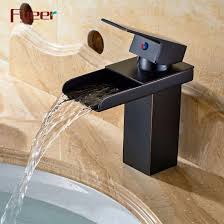 Newer faucets also come with modern features like a touchless design that lets you avoid germs and in dozens of finishes and 13 best bathroom faucets for the money in 2021. Black Orb Bathroom Tap Mixer Waterfall Brass Basin Faucet Q3004b China Orb Faucet Black Basin Faucet Made In China Com