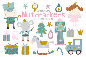 Download Nutcrackers Clipart Graphic By Poppymoondesign Creative Fabrica PSD Mockup Templates