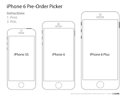 Iphone Pdf Print 100 Actual Size For Real Width Of Phones Iphone 6 Size Iphone Iphone Prints