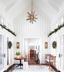 Holiday Decor Wood Beam Ceiling Wood Beams Entrance Design