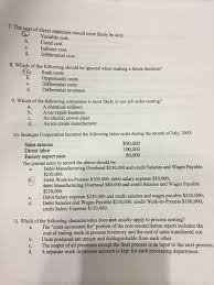 B to prepare for future amount saved cost of borrowing. Solved 7 The Cost Of Direct Materials Would Most Likely Chegg Com