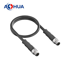 M8 3-Pin Male to Female Industrial Connector Cable IP67 Waterproof