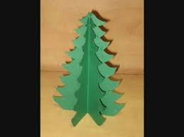 how to make a christmas tree from paper