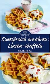Orientalische Linsenwaffeln Mit Joghurt Mandel Topping Rezept Rezepte Proteinreiche Rezepte Sport Essen