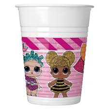 Cualquiera que sea tu estilo lol lo podrás encontrar en tu tienda online de. Juego De 8 Vasos Plastico Munecas Lol Surprise Envios 24 Horas