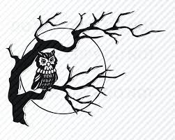 Download Owl Svg Files Clipart Clip Art Silhouette Vector Images Etsy