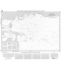 Nga Chart 56 Great Circle Sailing Chart Of The North Pacific