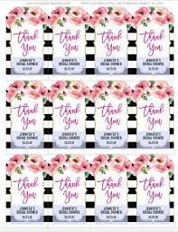 Sweet thank you note wording examples for writing baby shower thank you cards. Paper Floral Thank You Tag Black And White Stripe Baby Shower Favor Tag Favor Tag Striped Favor Tag Instant Download Shower Printable Paper Party Supplies
