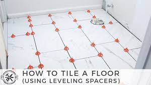 Standard vinyl flooring comes in two types: How To Tile A Small Bathroom Floor Diy Bath Remodel Youtube