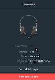 Click + to add a new bluetooth device. Make Permanent The Ue Boom Bluetooth Speaker Connection Unix Linux Stack Exchange