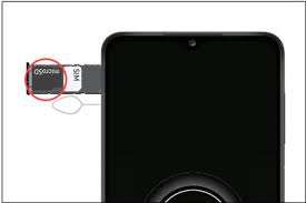 You can manually unlock the sd card by simply sliding the small button on the edge. Samsung Galaxy A12 Insert Or Remove Sd Memory Card Verizon