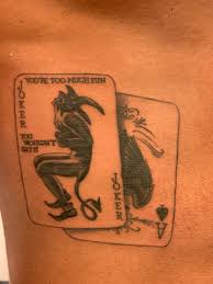 Check spelling or type a new query. Tattoo Of The Joker Card From Tdk Chose My Favorite Joker Quotes As Text On The Card Joker